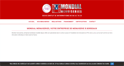 Desktop Screenshot of mondialmenuiseries.fr